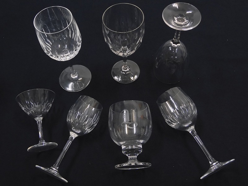 2404-0042*. city / wine glass / brandy glass etc. /25 points collection / tableware / various / together ( packing size 120)