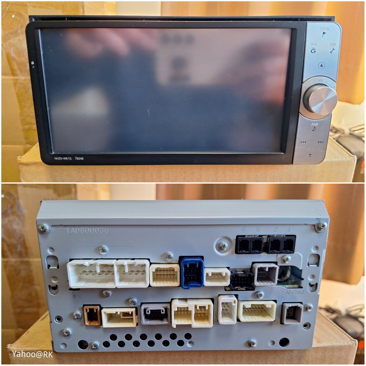 トヨタ 純正ナビ 型式 NHZN-W61G DVD再生 テレビ フルセグ SD トヨタ 純正ナビ 型式 NHZN-W61G DVD再生 テレビ フルセグ SD