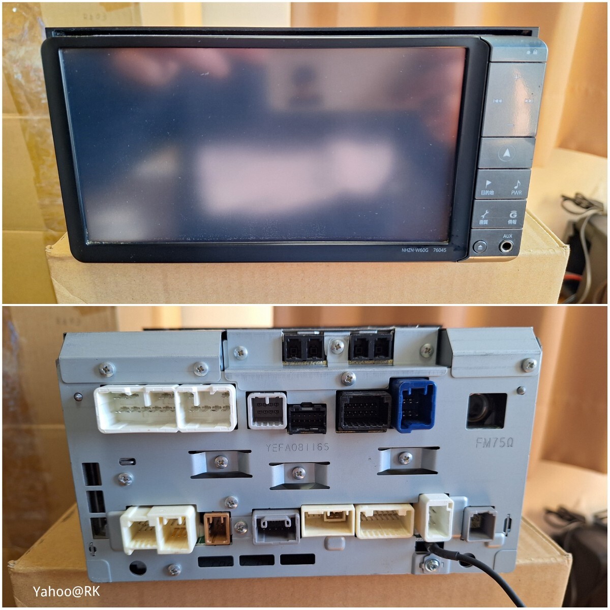 トヨタ純正ナビ 型式 NHZN-W60G DVD再生 テレビ フルセグ SD トヨタ純正ナビ 型式 NHZN-W60G DVD再生 テレビ フルセグ SD
