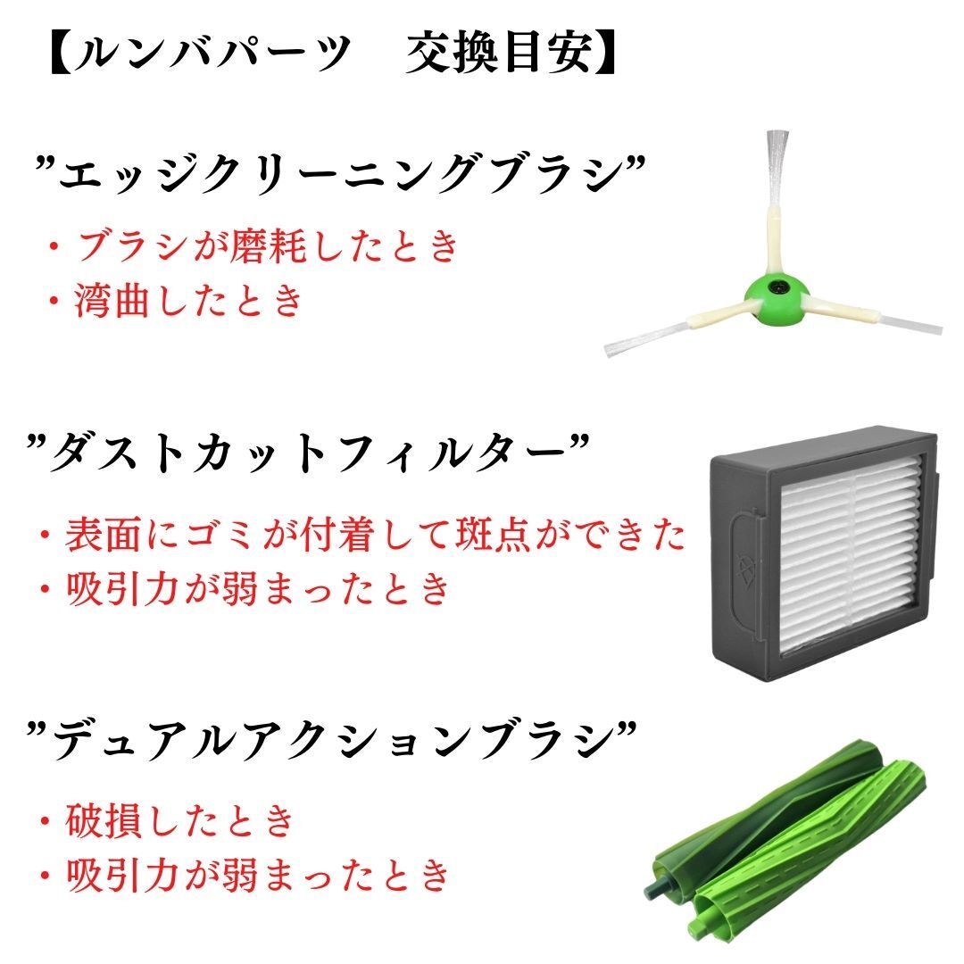  roomba interchangeable goods brush 8 point set maintenance kit convenience parts consumable goods 