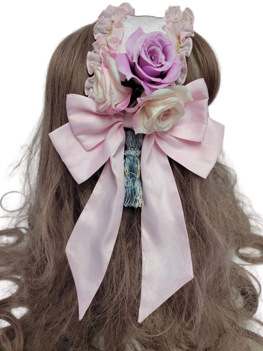 【Angelic Pretty】Romantic Perfume カチューシャ ピンク/アンジェリックプリティ/ロリィタ_画像3