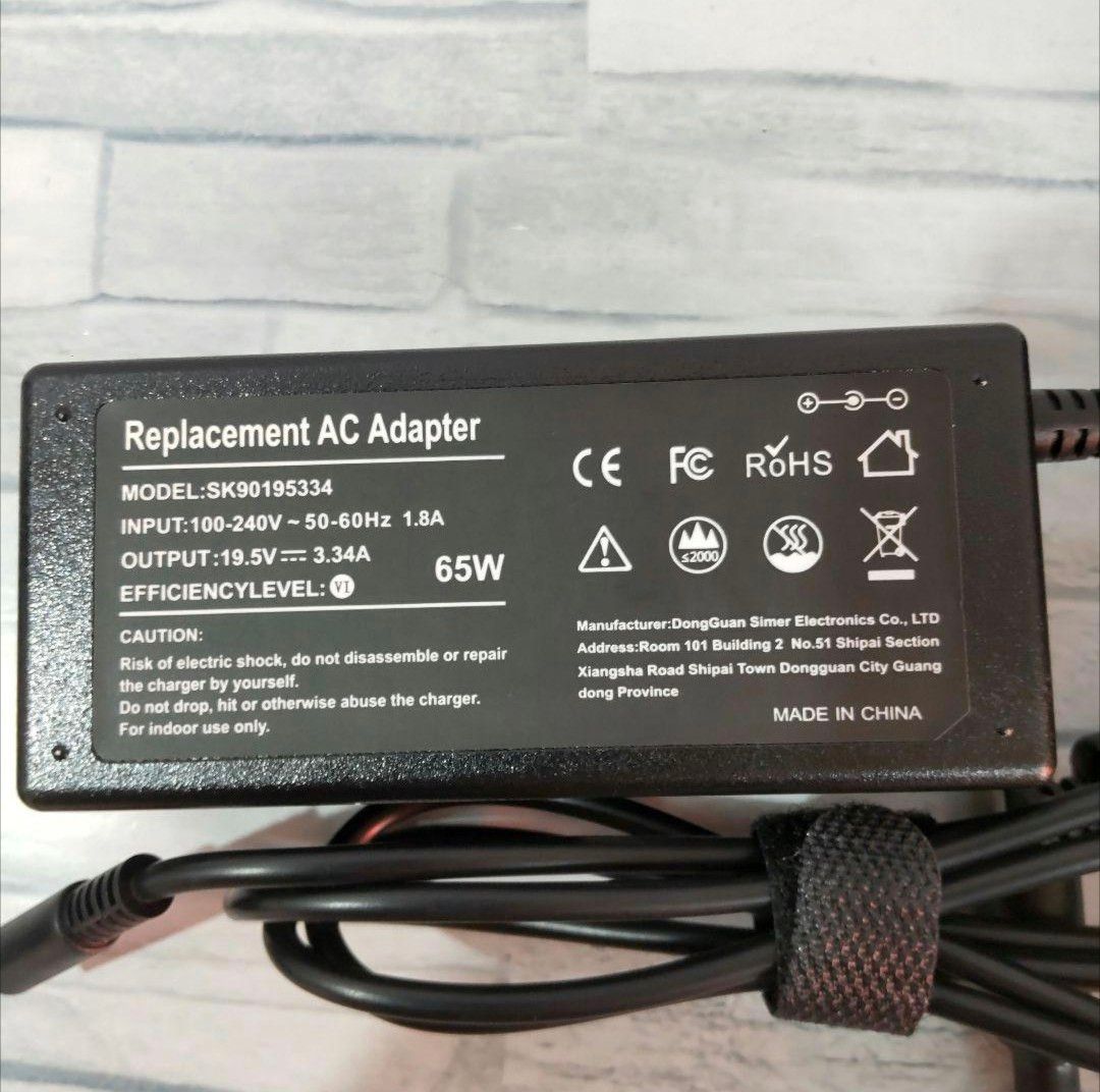 ACアダプター モニター電源コード ノートパソコン充電器 ACアダプター 充電器