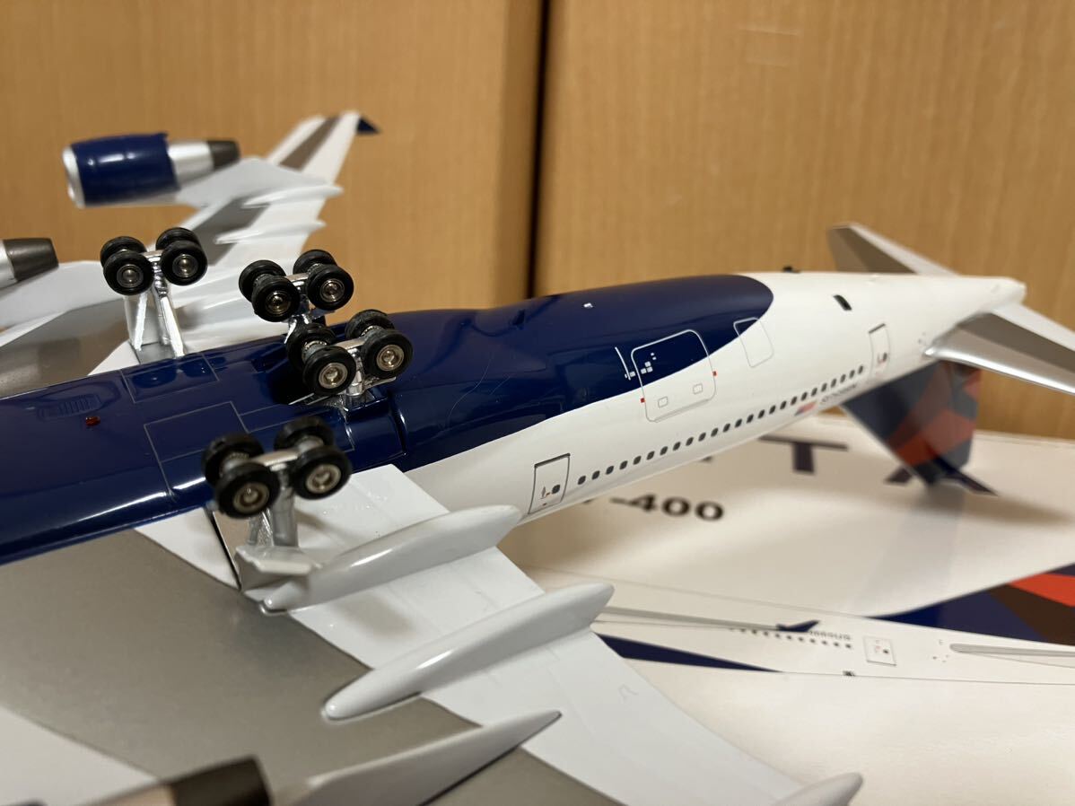 1/200 Aviation200 B747-400 デルタ航空 DELTA ダイキャスト 模型の画像7