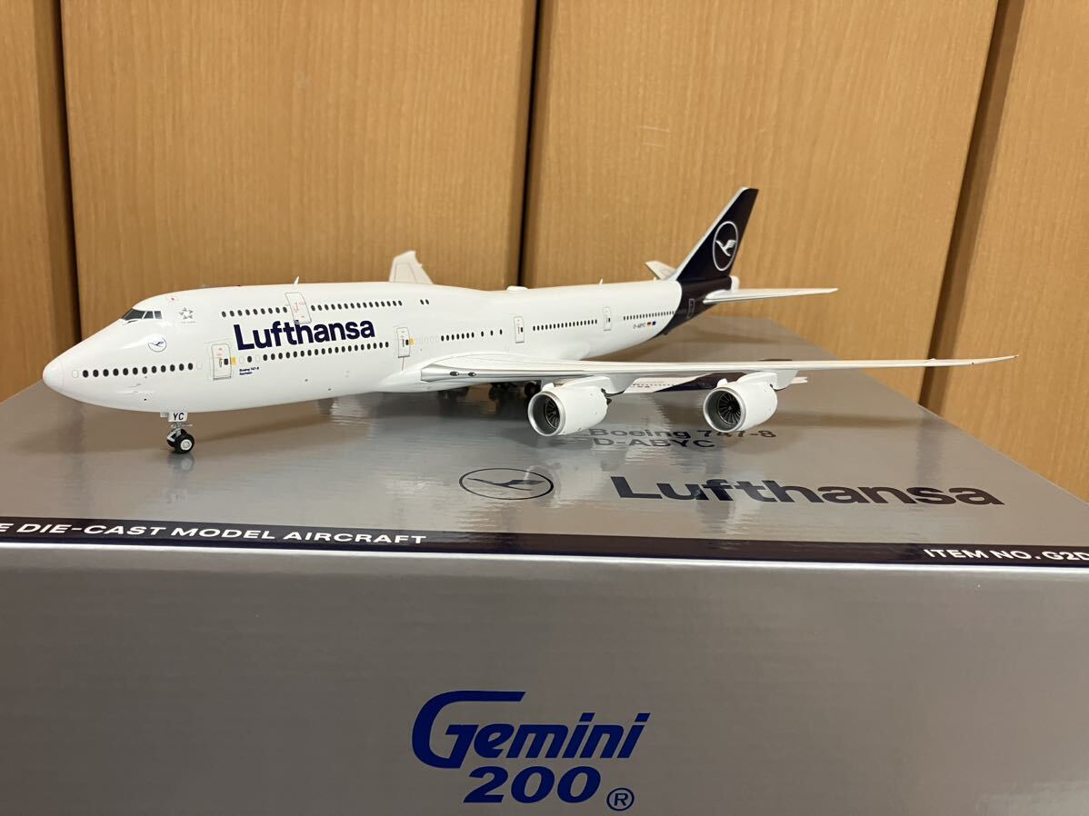 1/200 Gemini B747-8 Lufthansa ダイキャスト模型の画像2