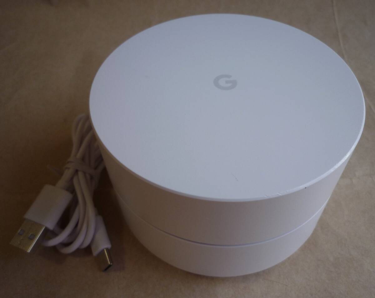 Google Wi-Fiステーション AC-1304 無線LAN ルーター 白 ホワイト Wi-Fiルーター ACアダプター無し の画像1