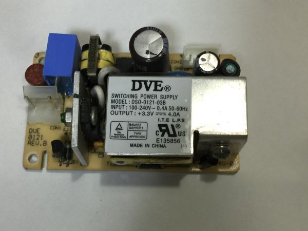 DVE スイッチング　パワーサプライ　DSO-0121-03B 3.3V 4A 2F7AA_画像1