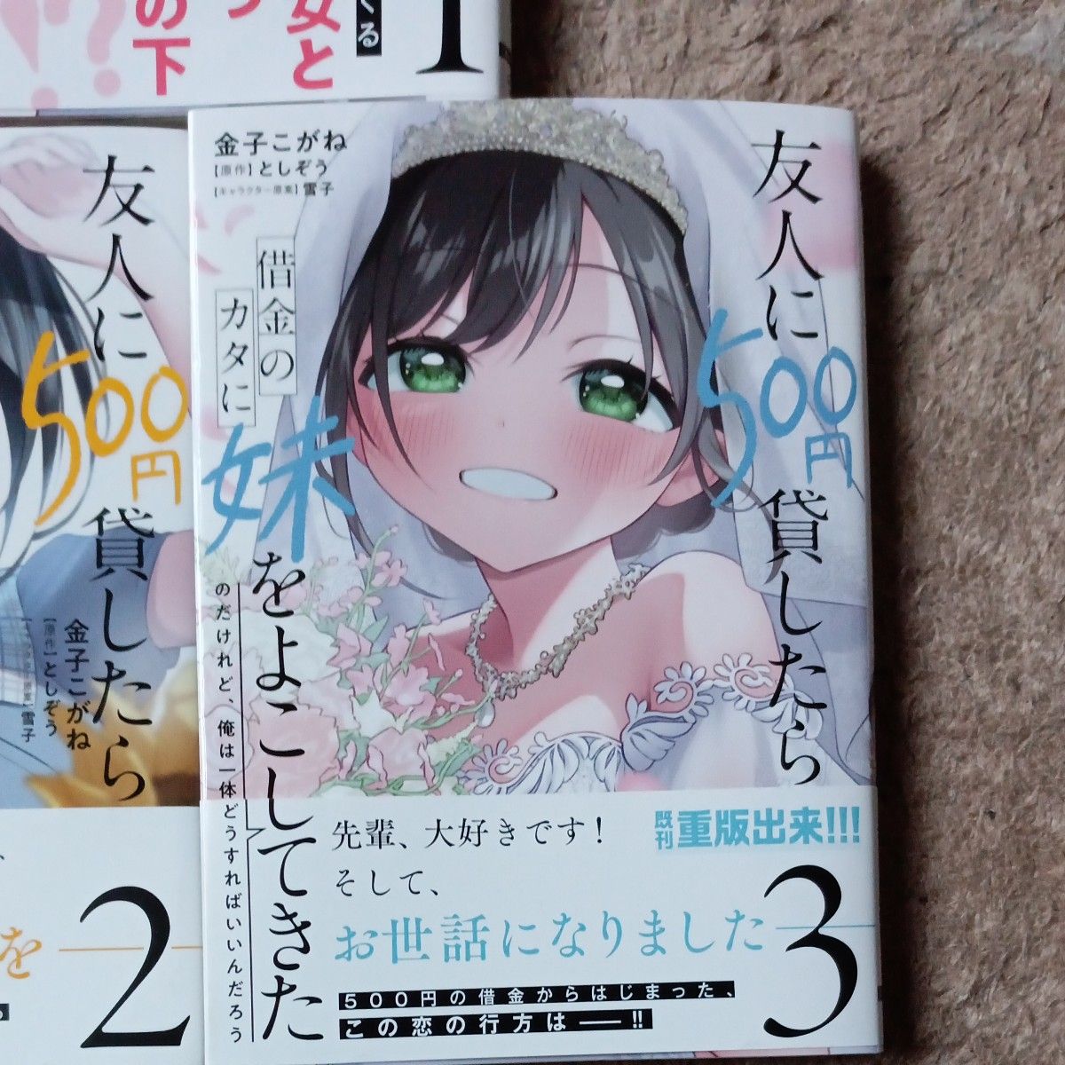 全巻初版　既刊全巻セット　3巻セット　友人に５００円貸したら借金のカタに妹をよこしてきたのだけれど、俺は一体どうすればいいんだろう