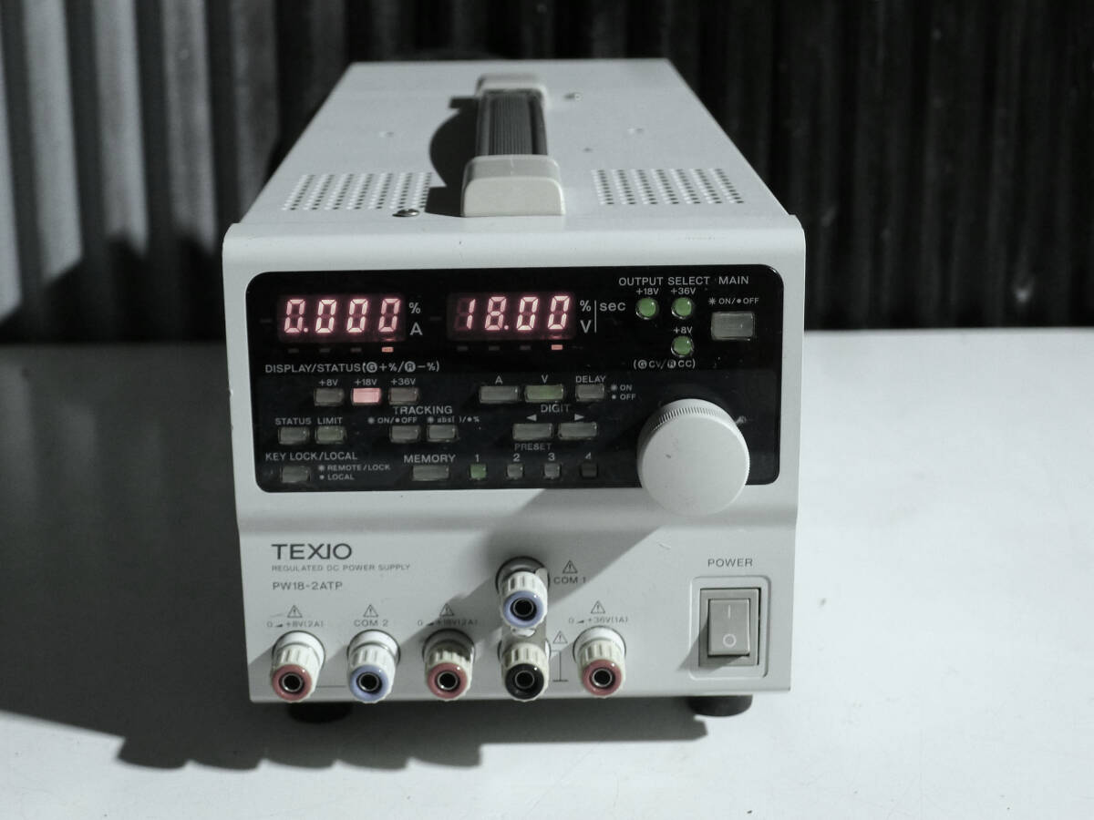 TEXIO(テクシオ)/PW18-2ATP～多出力直流安定化電源、現状品①の画像1