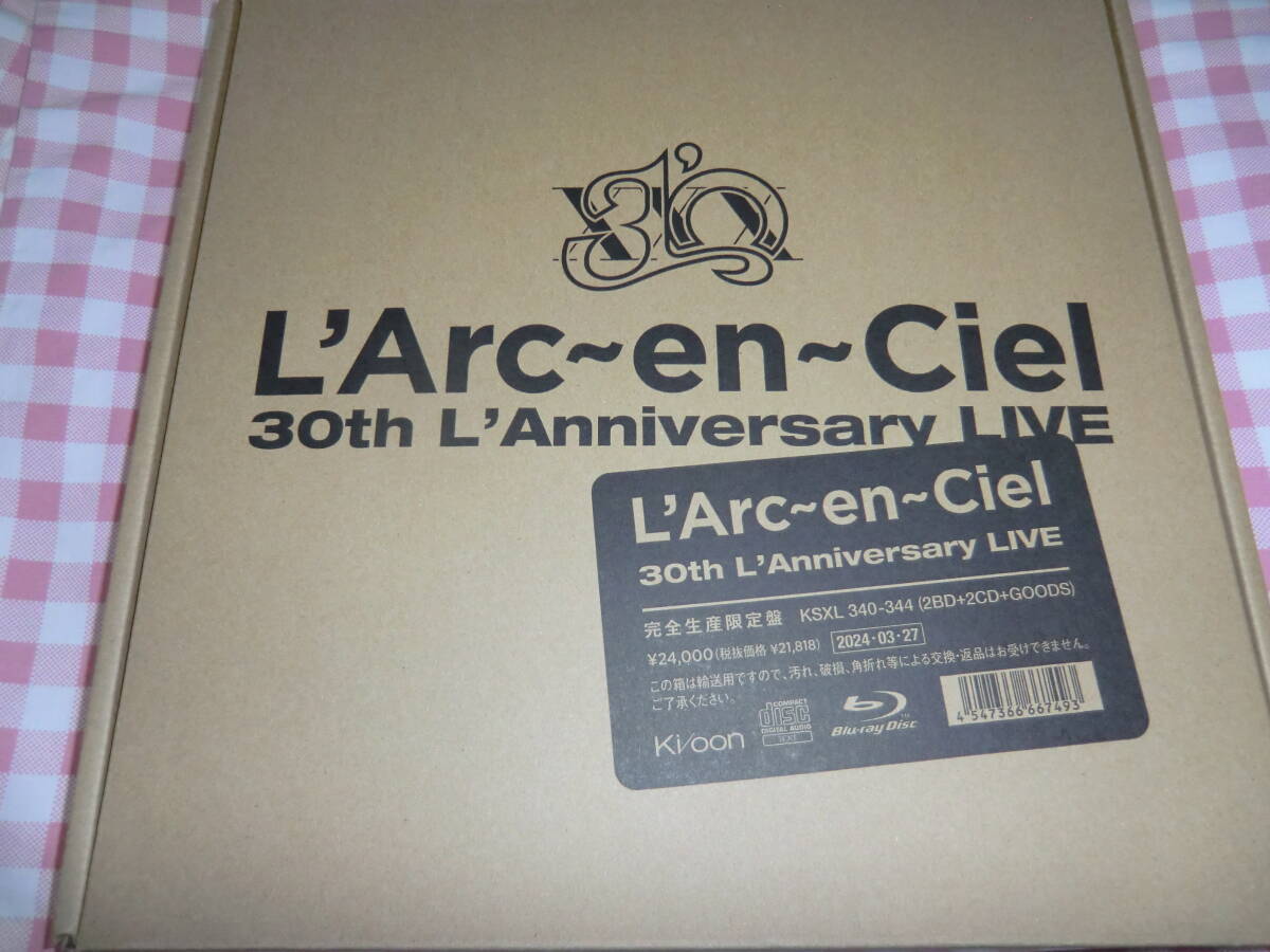 ラルク アン シエル L'Arc〜en〜Ciel 30th L'Anniversary LIVE (完全生産限定盤) (Blu-ray) (早期予約特典+先着特典付)の画像1