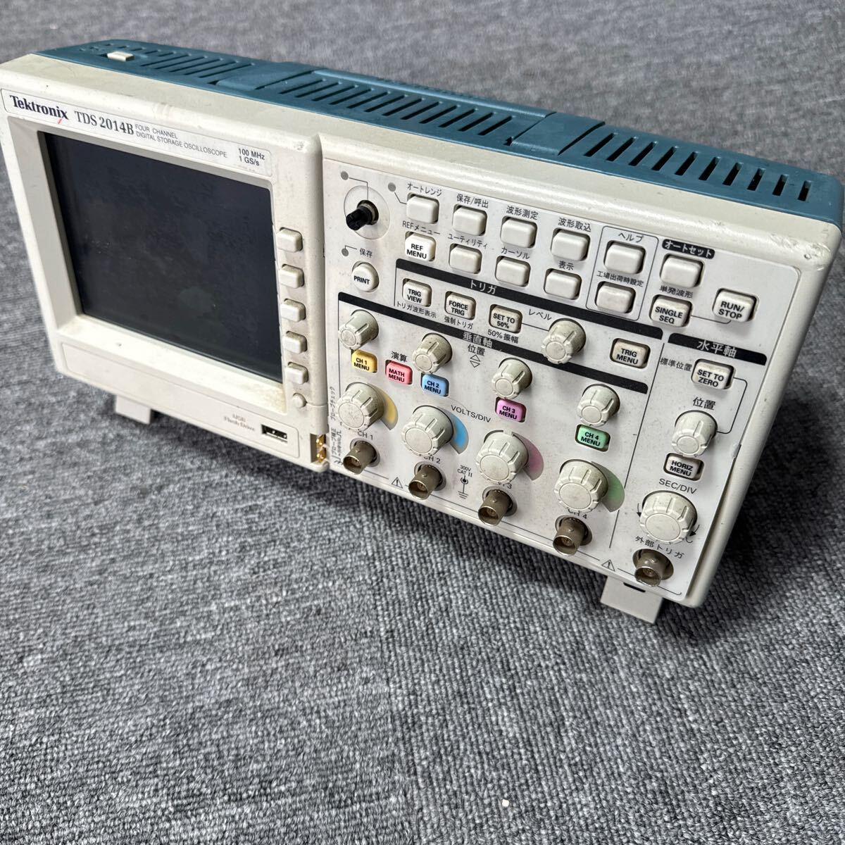 Tektronix テクトロニクス TDS2014B OSCILLOSCOPE デジタルオシロスコープの画像3