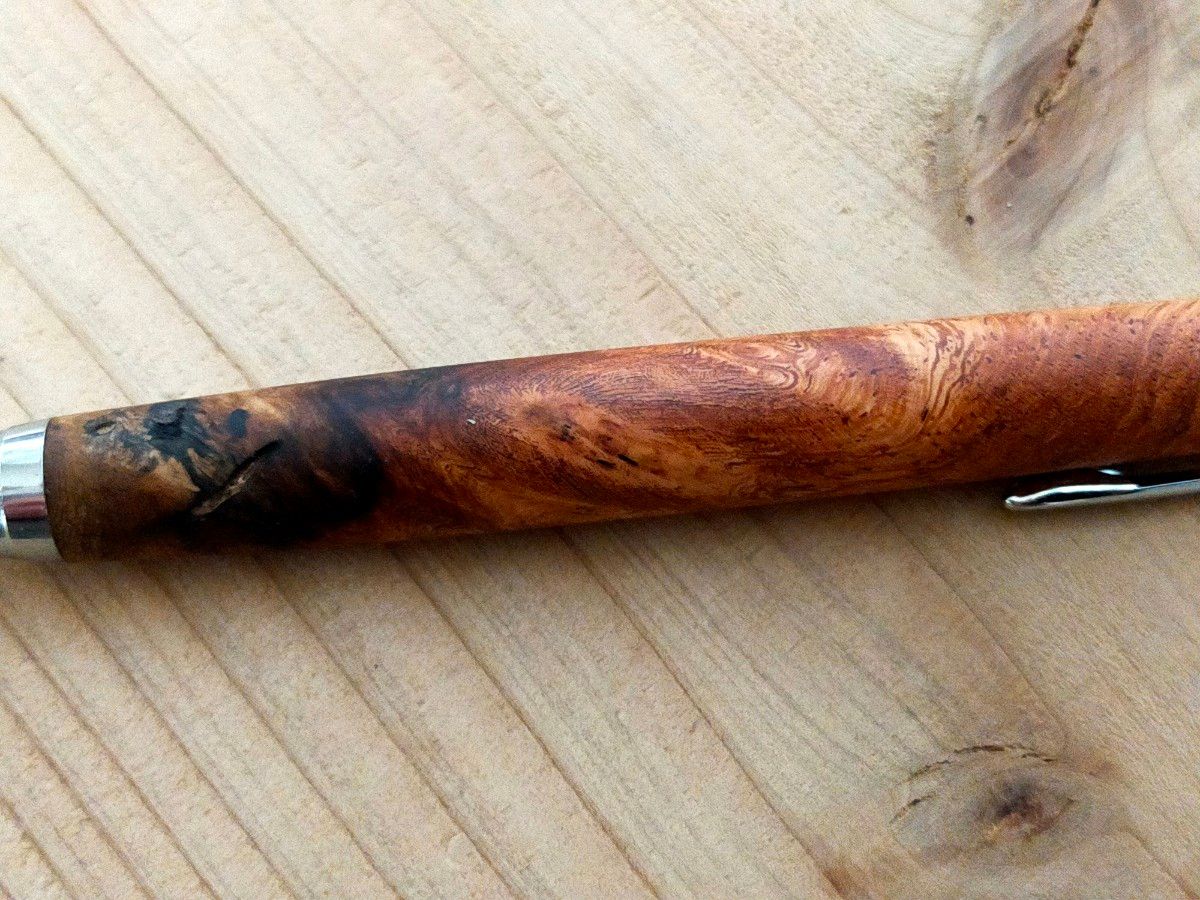 ハンドメイド シャープペン 木軸 花梨紅白 0 5mm 工房楔 加藤 ハンドメイド シャープペン 木軸 花梨紅白 0 5mm 工房楔 加藤