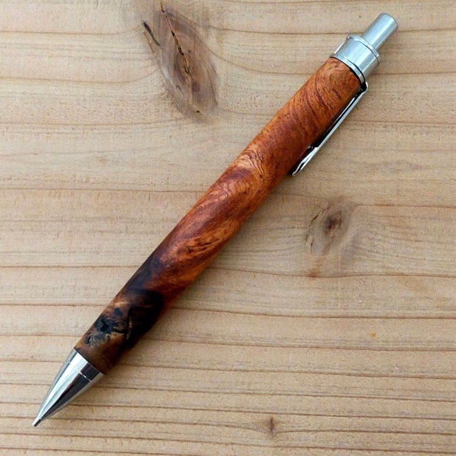 ハンドメイド シャープペン 木軸 花梨紅白 0 5mm 工房楔 加藤 ハンドメイド シャープペン 木軸 花梨紅白 0 5mm 工房楔 加藤