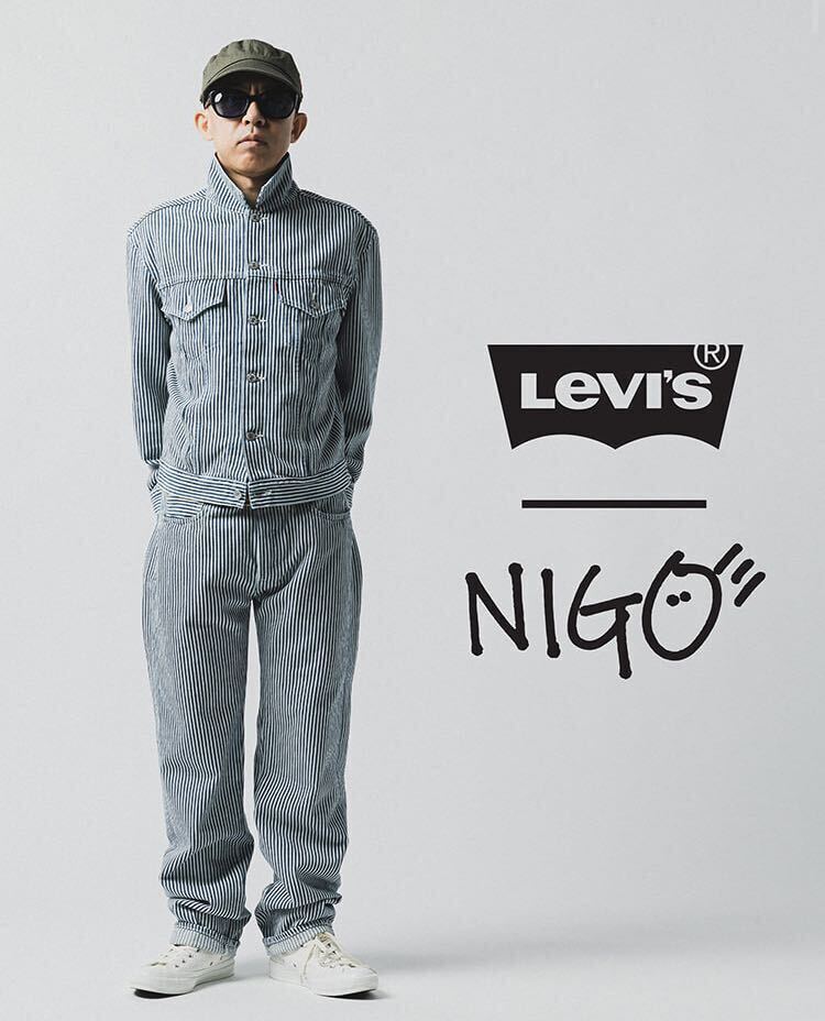 LEVI'S x NIGO Hickory Stripe 501 リーバイス x ニゴー ヒッコリー ストライプ 501 30インチ_画像1