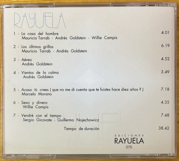 ◎RAYUELA ( 1977年作/Arg産Prog/名作/Acoustic系/Jazz Rock/Sax/Flute/南米Rock必聴 )※Brazil盤CD【 EDICIONES RAYUELA 075 】2001年発売の画像2