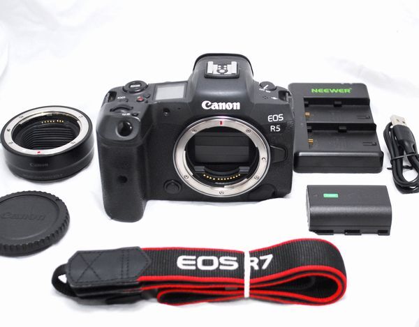 【良品・豪華セット】Canon キヤノン EOS R5 マウントアダプター EF-EOS Rの画像1