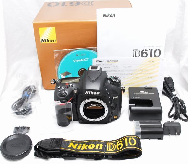 【超美品・メーカー保証書 付属品完備】Nikon ニコン D610_画像1