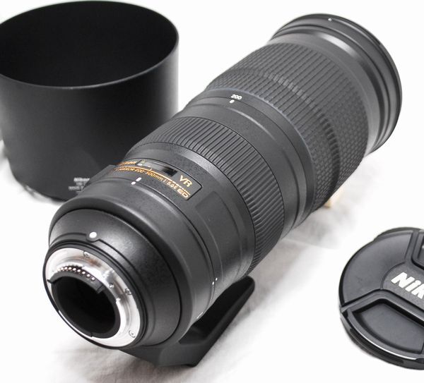 【新品級の超美品・純正フード付き】Nikon ニコン AF-S NIKKOR 200-500mm f/5.6 E ED VR