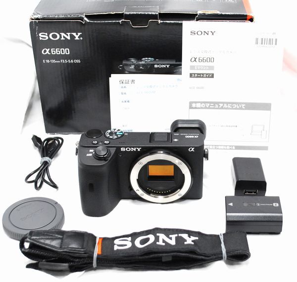 【新品級の超美品 3223ショット・メーカー保証書 付属品完備】SONY ソニー α6600 ILCE-6600の画像1