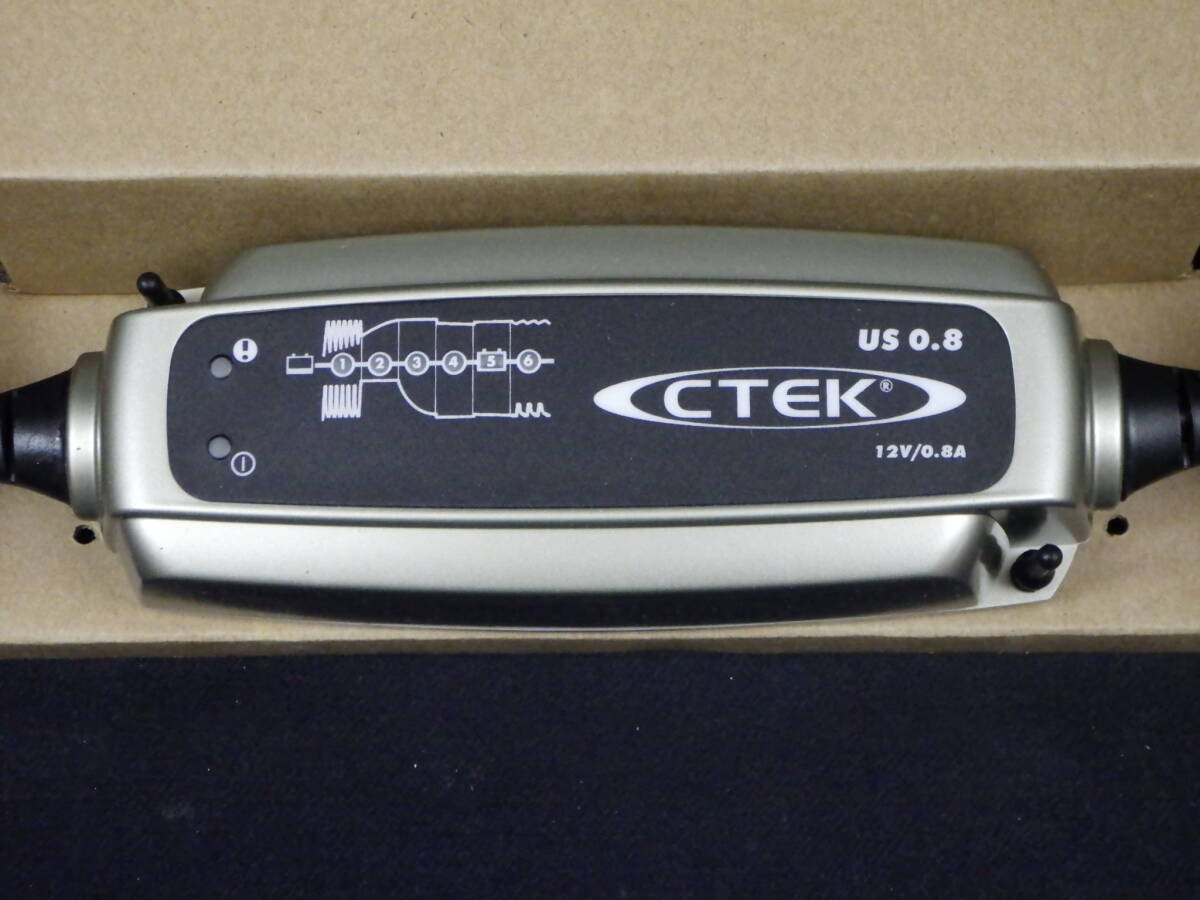 李9592 訳有 CTEK シーテック US0.8 バッテリーチャージャー 充電器の画像4