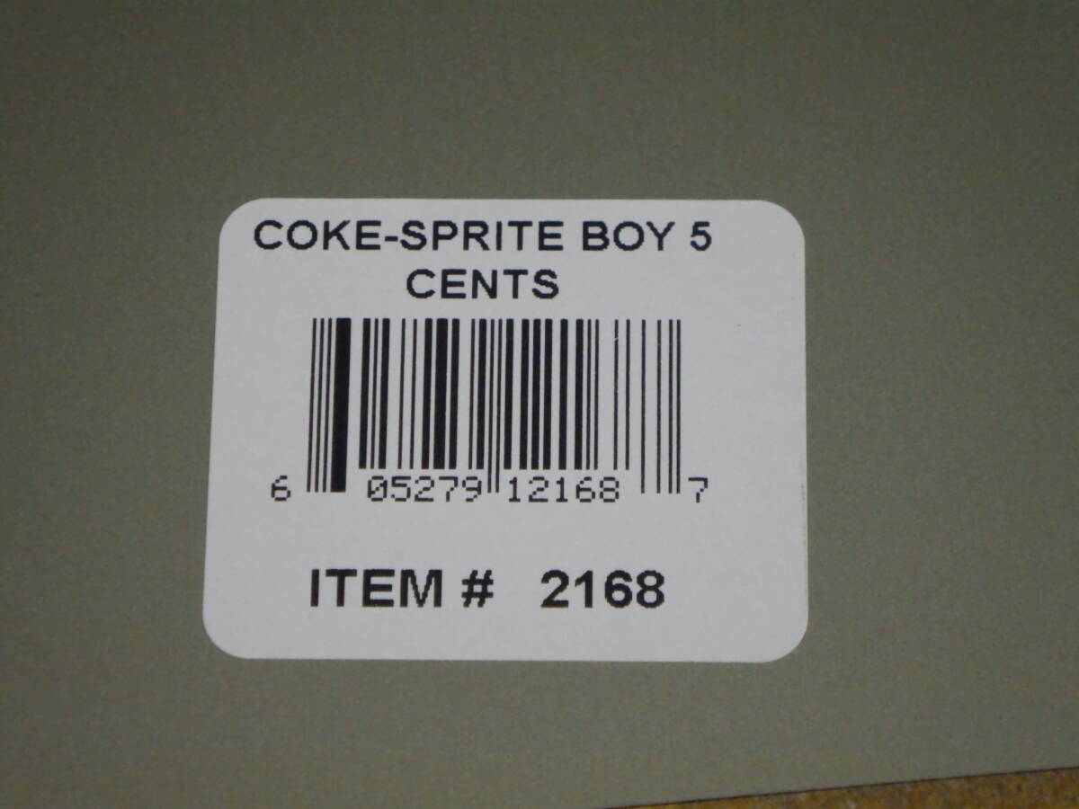 李9626 中古 金属製 看板 DRINK Coca-Cola 5￠Delicious Refreshing IN BOTTLESの画像6