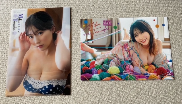 【付録セット】：“　田中美久　”　クリアファイル，ポスター：_画像2