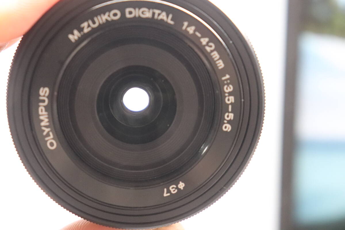 OLYMPUS M.ZUIKO DIGITAL 14-42mm F3.5-5.6 カメラ パンケーキ レンズ 一眼レフ オリンパス ジャンク [0062]の画像4