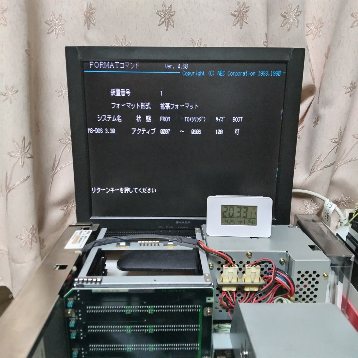 DA/DS/DX/RA21等 専用SCSI固定ディスクユニット NEC PC-9801DA-37（残念なD3861 100MB）の画像7
