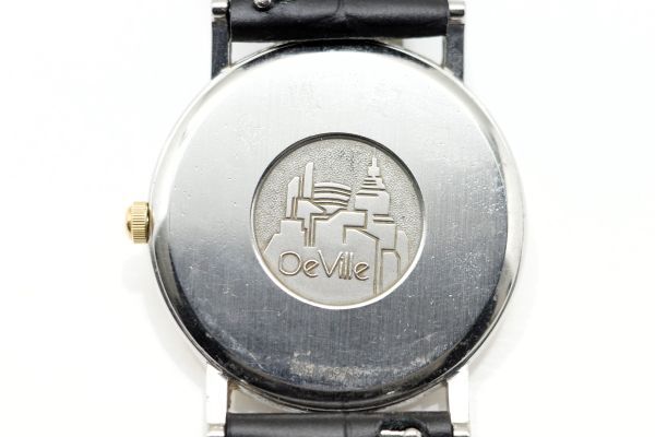 445 OMEGA De Vill QZ  Cal.1378 Ref.195.2378  オメガ デビル ラウンド ゴールド文字盤 クォーツ メンズ 腕時計の画像4