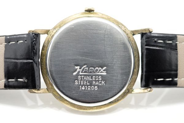 464 HAROX MONOREX PRECISION 17JEWELS is lock s mono Rex Precision 17 stone Switzerland made bar index men's wristwatch 