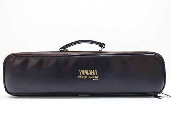 28　ヤマハ　テナー リコーダー メープルシリーズ バロックシステム　　YAMAHA　木製 リコーダー　ケース付　　ジャンク 現状