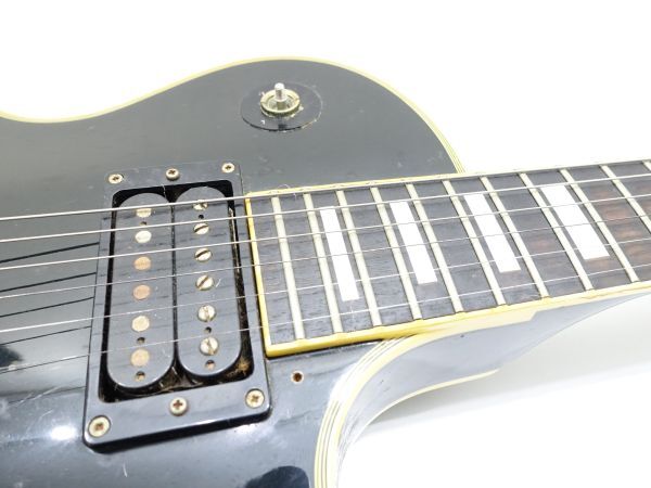 Burny Les Paul model   バーニー レスポール型 ブラック エレキギター ハードケース付  現状の画像6