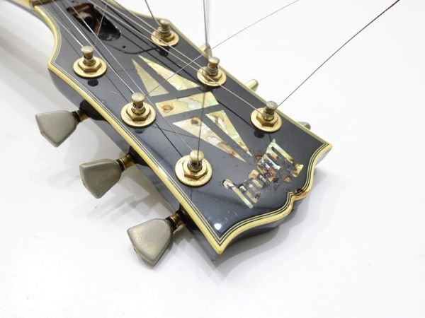 Burny Les Paul model   バーニー レスポール型 ブラック エレキギター ハードケース付  現状の画像3