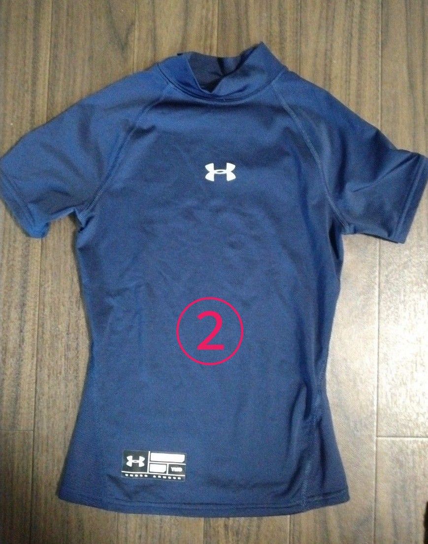 野球用アンダーシャツ　アンダーシャツ　4点セット　TIGORA 　 MIZUNO　ミズノ  UNDER ARMOUR　