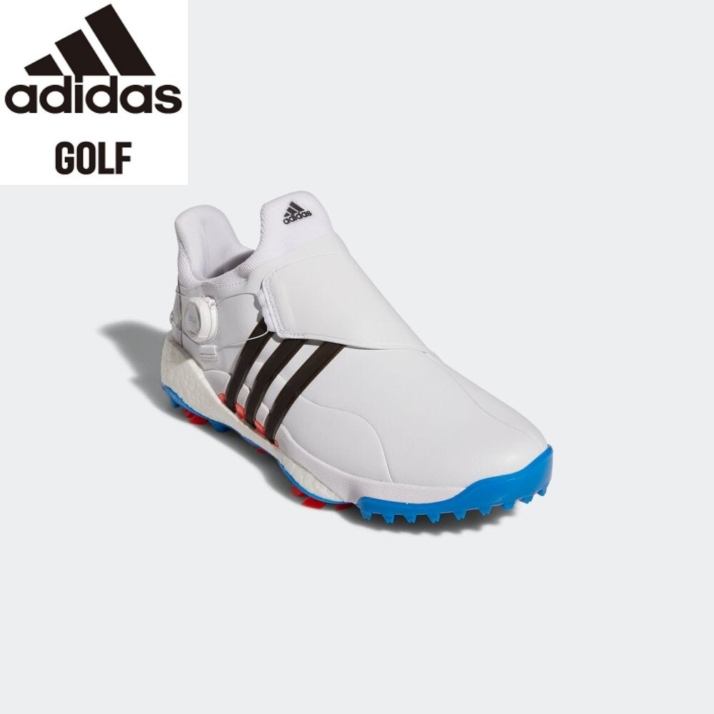 adidas Golf(アディダスゴルフ)Tour360 22 BOA Golf ゴルフシューズ GY5336(ホワイト/コアブラック/ブルーラッシュ)２６．５ＣＭの画像1