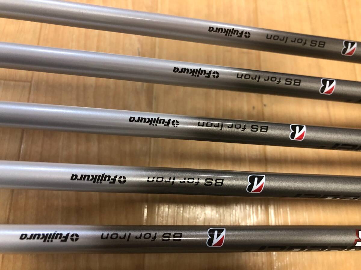 未使用 BRIDGESTONE GOLF(ブリヂストンゴルフ) FORGED SP-COR 213HF アイアンセット AIR SPEEDER BS FOR IRON カーボン ＃6-9、PWの画像6