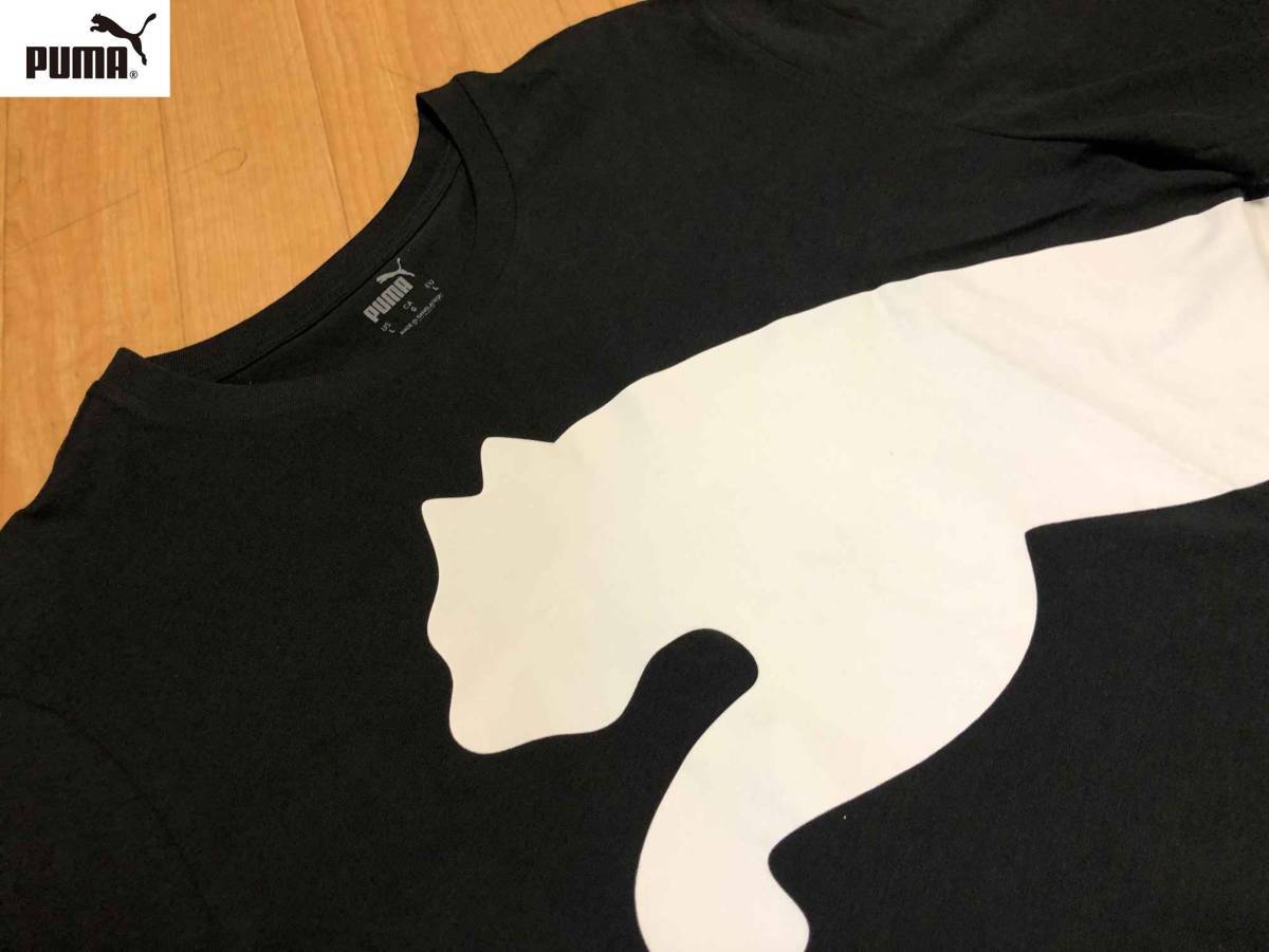PUMA(プーマ) ビックロゴ 半袖Tシャツ 677327(01)ＵＳサイズM(日本サイズ約Ｌ) の画像1