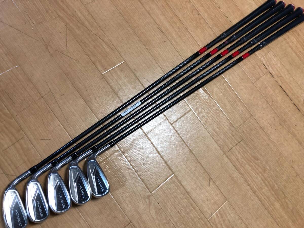 未使用 TaylorMade(テーラーメイド) STEALTH HD IRON アイアンセット TENSEI RED TM60 カーボンシャフト FLEX-S ＃6-9、PWの画像1