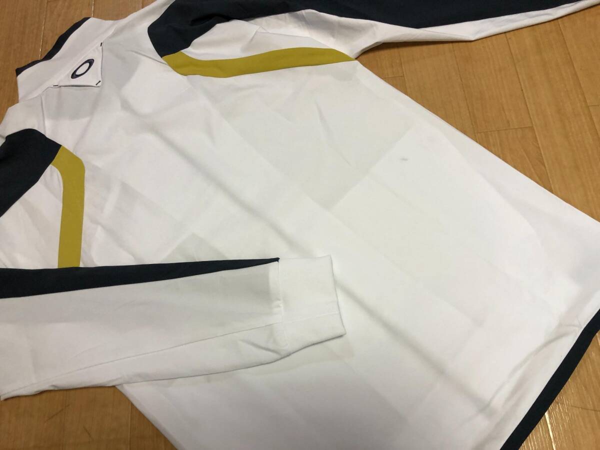 OAKLEY GOLF(オークリーゴルフ)SKULL WATER RESISTANT JACKET 2.0 撥水,ストレッチ,UPF50 フルジップジャケット FOA404234(WHITE)Ｌの画像3