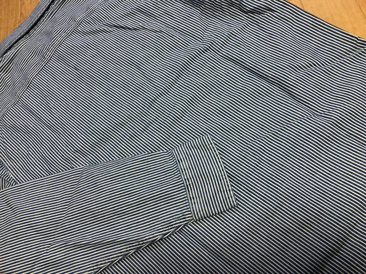 Levis(リーバイス) ポケット付き ワークデニム長袖シャツ 19587-0154 ＵＳサイズＭ(日本サイズ約Ｌ)の画像3
