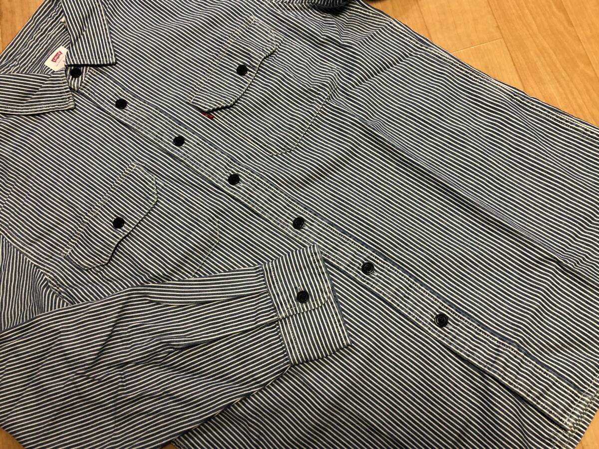 Levis(リーバイス) ポケット付き ワークデニム長袖シャツ 19587-0154 ＵＳサイズＭ(日本サイズ約Ｌ)の画像2