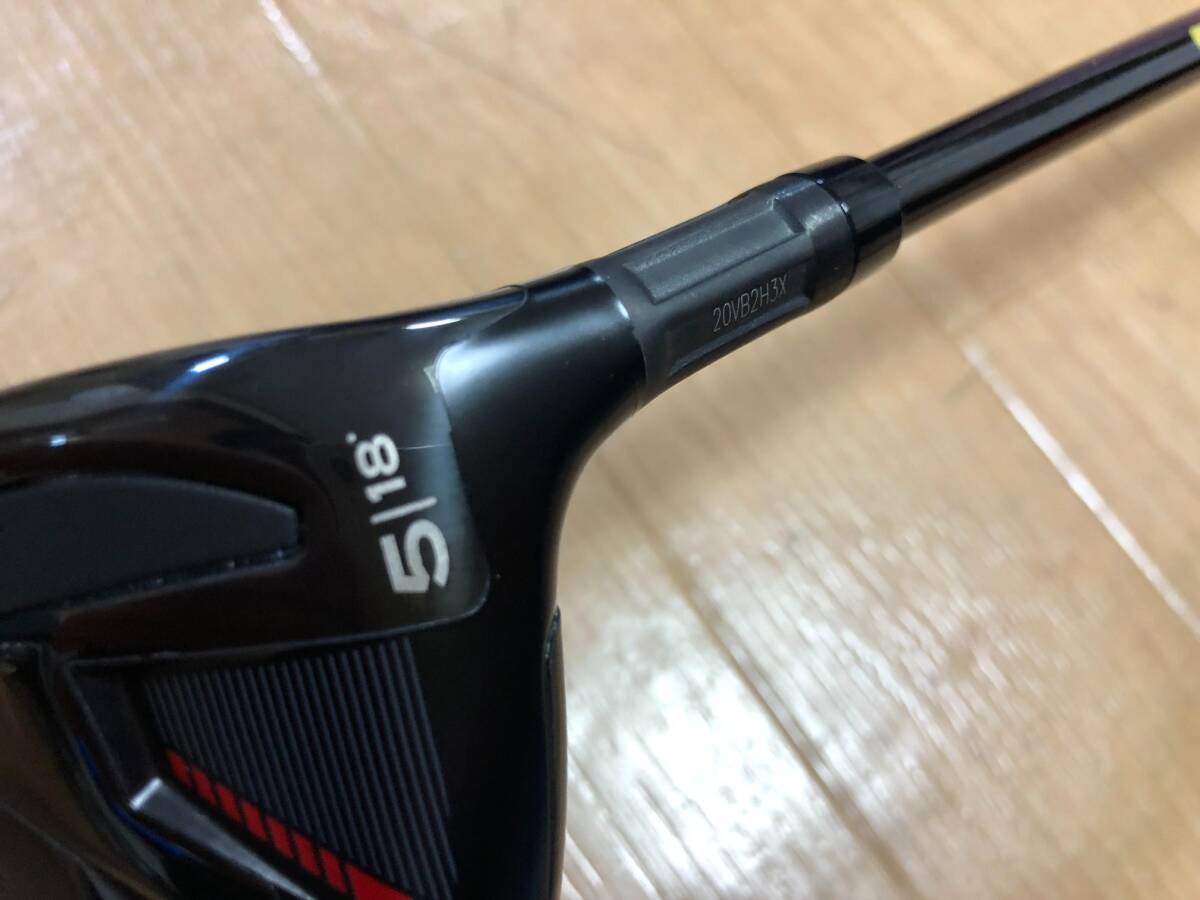 未使用 TaylorMade(テーラーメイド) STEALTH 2 フェアウェイウッド Tour AD CQ-6 シャフト FLEX-S #5 保護フィルムなし_画像2