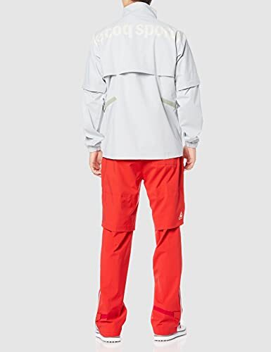 Le coq sportif GOLF( Le Coq Golf ) Le Coq s Porte .f Golf rainwear top and bottom set QGMQJH05W(GY/RD)L