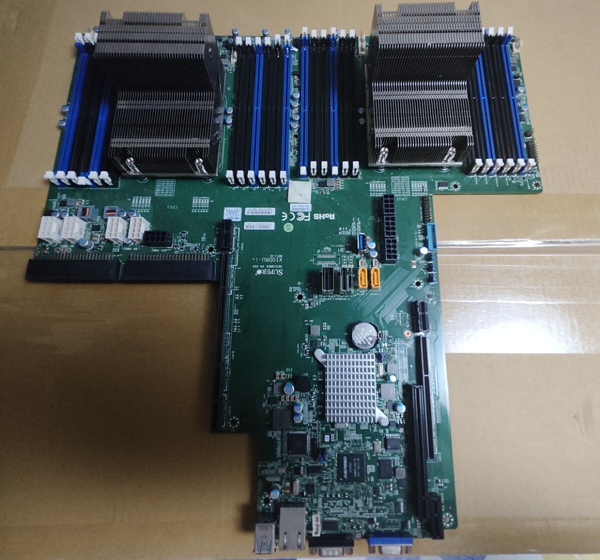 X10DRU+ Supermicro マザーボード E5-2650v4 x2の画像1