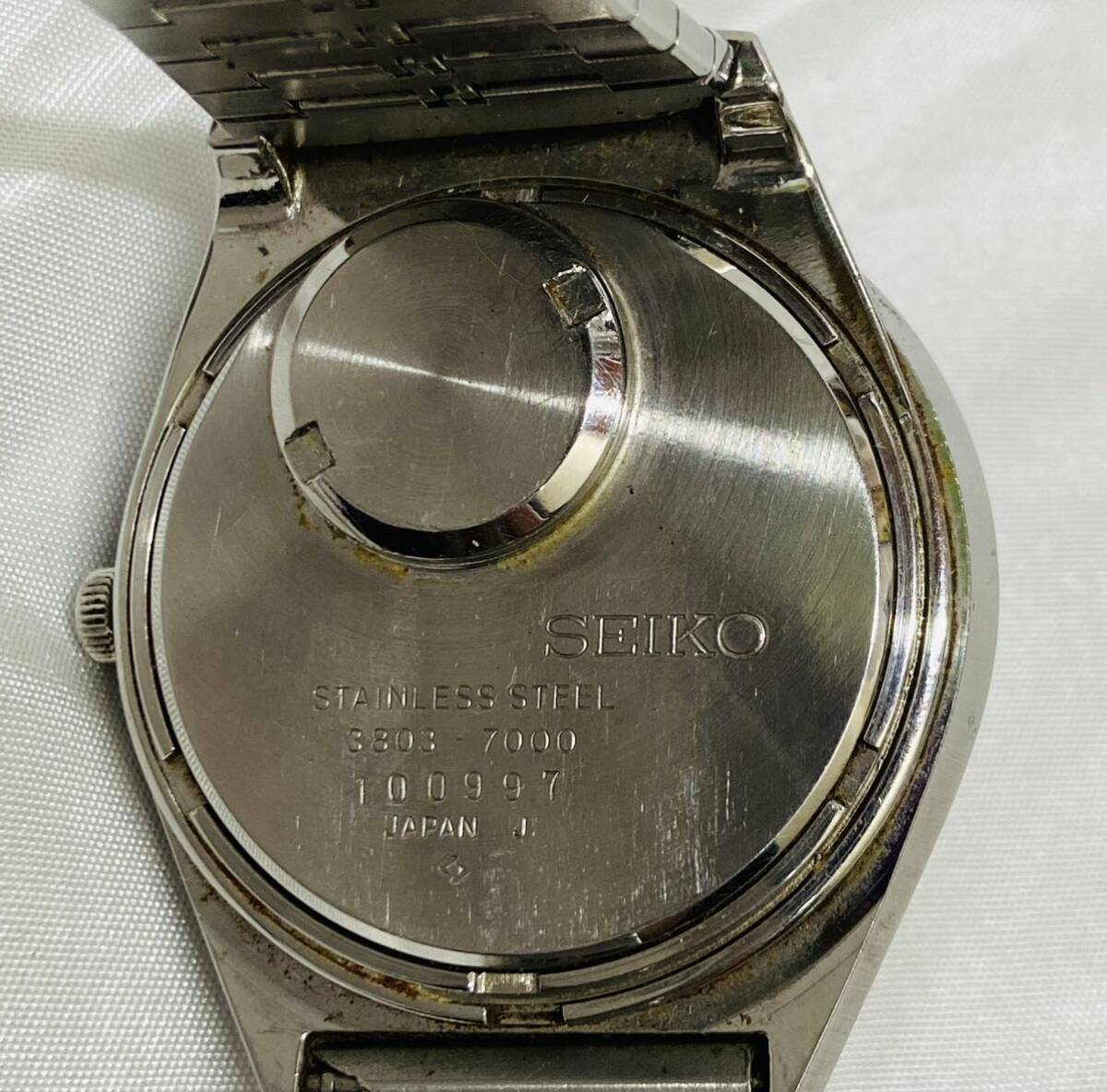 SEIKO セイコー　3803-7000 腕時計　クォーツ　稼動品