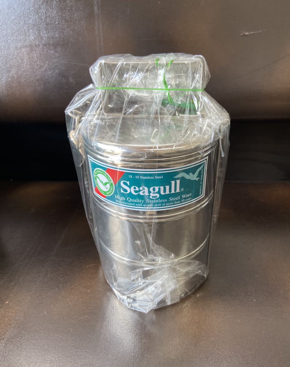 Seagull シーガル　フードボックス　フードキャリア ランチボックス 弁当箱 3段　