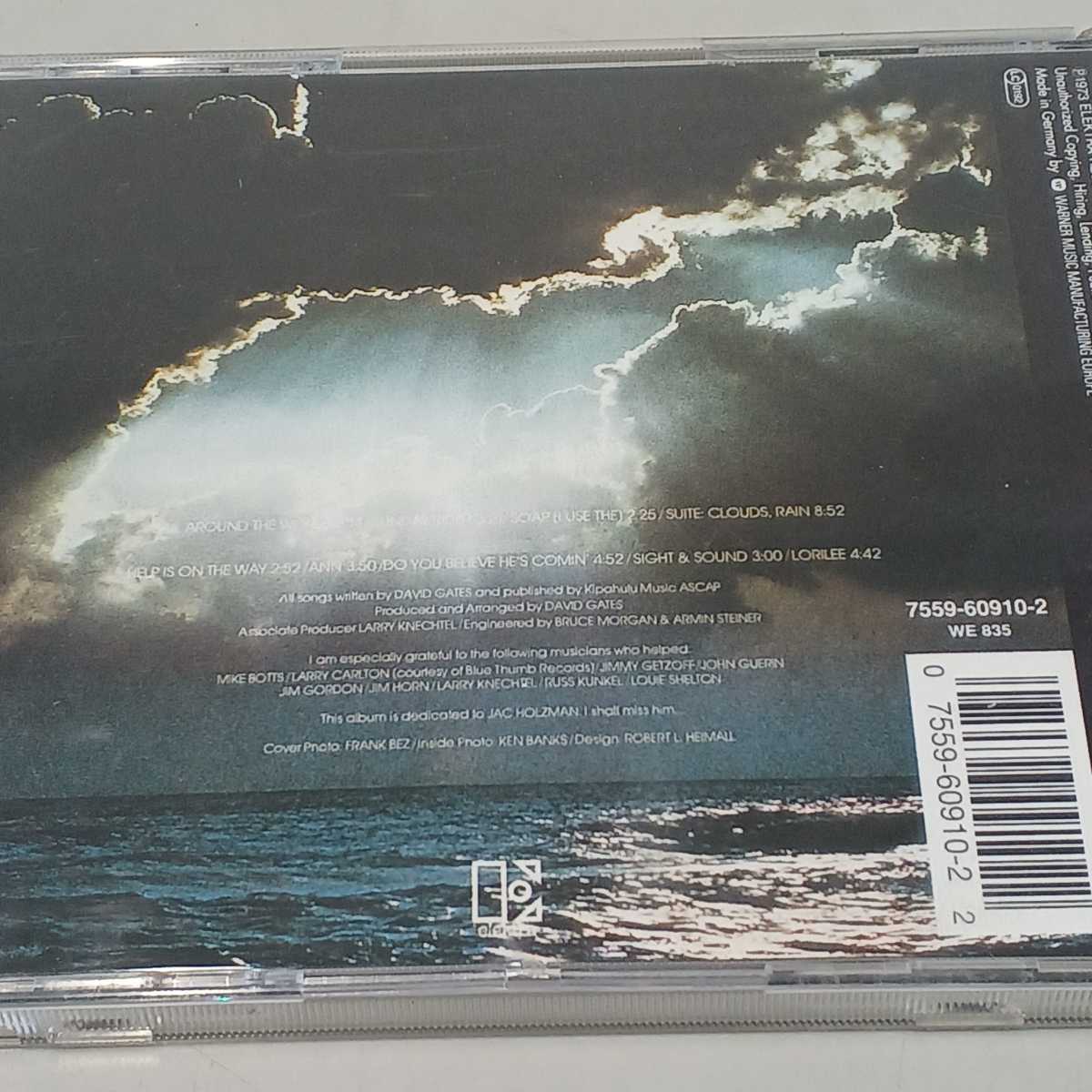 Elektra AOR Collection CD◆David Gates(デビット・ゲイツ)◆1973年第1作『First』＜Suite: Clouds, Rain＞＜Sail Around the World＞の画像2