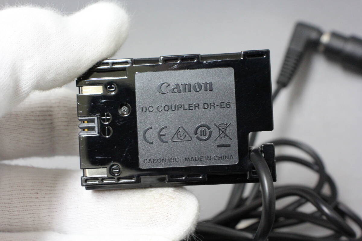 ■動作確認済■ キヤノン（Canon） AC-E6N + DR-E6 + ACコード ２セット ■セットでお得！？■の画像7