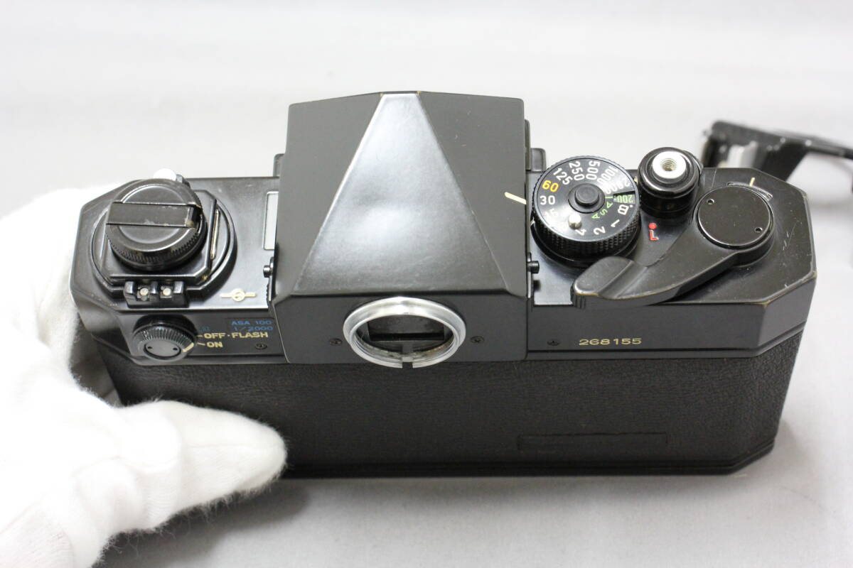 ■シャッター動作しました■ キヤノン（Canon） F-1 アイレベル Body ■整備したり、部品取りにしたり■の画像6