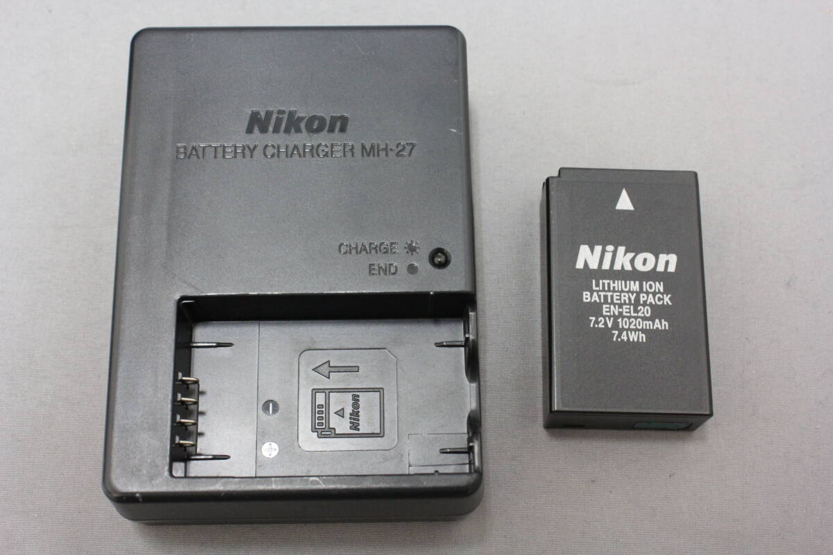■セットでお得！？■ ニコン（Nikon） MH-27 + EN-EL20 バッテリーと充電器のセットです ■同梱不可■の画像1