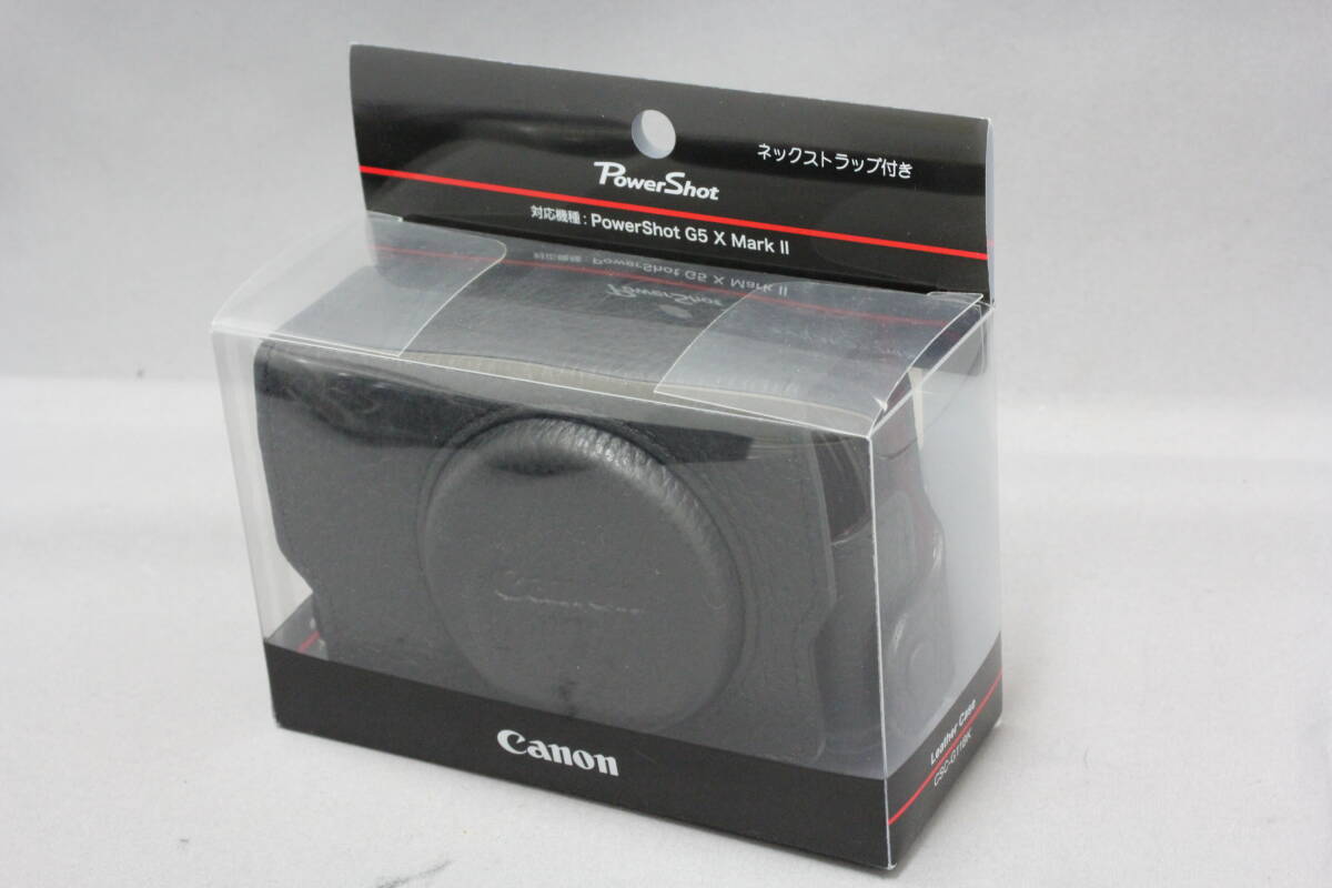 ■新品同様品■ キヤノン（Canon） 純正ケース CSC-G11BK Powershot G5 X Mark II用 ■多分未使用品■の画像10